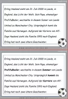 Vorschau - Fördermaterial/Inklusion - DaF / DaZ Englisch: Haaland Fußball Spezial: Fehlerteufel Lesekarten Doppelkonsonanten - Seite 3
