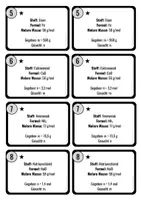 Vorschau - Arbeitsblätter - Aufgabenkarten Stöchiometrie (M,m,n) - Seite 1