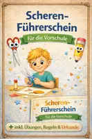 Vorschau - Arbeitsblätter - Scherenführerschein Vorschule & Kita - Deckblatt
