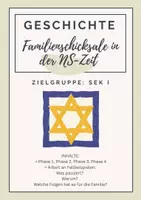 Vorschau - Arbeitsblätter - Familienschicksale in der NS-Zeit – 4 Phasen der Judenverfolgung (Fallbeispiele + Gruppenpuzzle) - Deckblatt