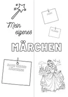 Vorschau - Mal- und Bastelvorlagen - Lapbook zum eigenen Märchen - Seite 1