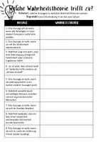 Vorschau - Arbeitsblätter - Wahrheitstheorien / Korrespondenztheorie / Kohärenztheorie / Konsenstheorie - Seite 3