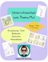 Vorschau - Stundenentwürfe - Unterrichtseinheit zum Thema Mut - Deckblatt