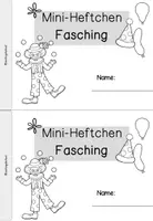 Vorschau - Arbeitsblätter - Karneval Miniheft Klasse 4 | Deutsch & Mathematik | Fasching Freiarbeitsmaterial - Seite 3
