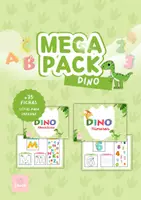 Vista previa - Hojas de trabajo - Abecedario y Números Infantil 🦕 | +35 Fichas Imprimibles - Portada