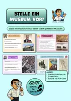 Vorschau - Stundenentwürfe - KUNST: Stelle ein Museum vor! (Präsentation) - Deckblatt