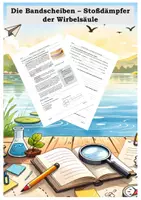 Vorschau - Arbeitsblätter - Bandscheiben - Aufbau und Funktion (Arbeitsblatt) - Deckblatt