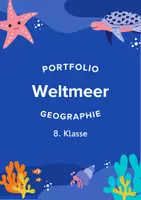 Vorschau - Stundenentwürfe - (Portfolio) Weltmeere - Zwischen Faszination und Bedrohung - Deckblatt