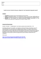 Vorschau - Klassenarbeiten - Karikaturanalyse Versailler Vertrag (1919) – Geschichte Klausur Oberstufe + Erwartungshorizont - Seite 1