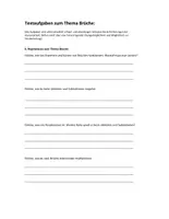 Vorschau - Stationenlernen - Brüche lernen und verstehen (Basiswissen und Sachaufgaben) - Klasse 6 - Deckblatt