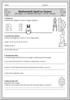 Vorschau - Arbeitsblätter - Ostern Mathe – Grundrechenarten + Recheweg | Klasse 5/6 - Seite 3