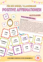 Vorschau - Poster - Positive Affirmationen (für den Klassenraum/ Spiegel) - Deckblatt