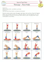 Vorschau - Spiele - Ostern Osteryoga Yogaspiele Würfelspiel Paare finden - Seite 1