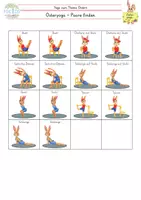 Vorschau - Spiele - Ostern Osteryoga Yogaspiele Würfelspiel Paare finden - Seite 2