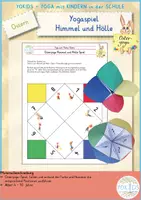 Vorschau - Spiele - Ostern Yogaspiel Himmel und Hölle - Deckblatt