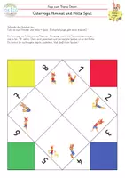 Vorschau - Spiele - Ostern Yogaspiel Himmel und Hölle - Seite 1