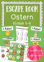 Vorschau - Spiele - XL SPARPAKET / Materialpaket Escape Rooms - Klasse 5-6 - Weihnachten, Fabeln, Märchen, Sommer, Ostern, Halloween, Umwelt + XL Insel-Escape - Seite 1