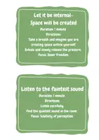 Vorschau - Bildkarten - mindfulness cards, mindfulness exercises, brain break, warm-up - Seite 1