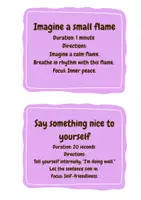 Vorschau - Bildkarten - mindfulness cards, mindfulness exercises, brain break, warm-up - Seite 3