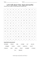 Vorschau - Arbeitsblätter - Materialpaket Let‘s talk about time - Seite 1