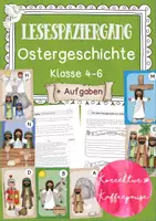 Vorschau - Stundenentwürfe - SPARPAKET / Materialpaket "Ostern" - Escape Room , Lesespurgeschichte, Lesespaziergänge, Malblätter - Klasse 3-4 - Seite 1