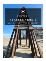 Vorschau - Klassenarbeiten - Klassenarbeit „Als die Welt uns gehörte“ (Liz Kessler) mit Lösung & Hörtext II - Deckblatt