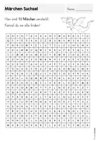 Vorschau - Arbeitsblätter - Märchen Werkstatt - Märchen Suchsel - Seite 2