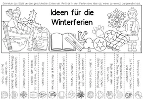 Vorschau - Mal- und Bastelvorlagen - Weihnachtsferien & Winterferien To Go – Abreißzettel gegen Langeweile - Seite 2