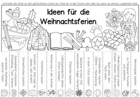 Vorschau - Mal- und Bastelvorlagen - Weihnachtsferien & Winterferien To Go – Abreißzettel gegen Langeweile - Seite 3