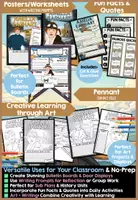 Vorschau - Unterrichtsreihen - Englisch Klasse 5–8 – Weltfrauentag Mega Bundle: 3-fach differenzierte Reading Comprehension, Flipbooks, Steckbrief & Poster (A1–B1) - Seite 2