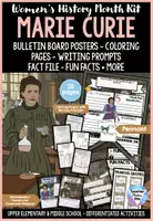 Vorschau - Unterrichtsreihen - Englisch Differenziert ab Klasse 5 – Steckbrief, Writing Prompts & Poster zu Marie Curie | Perfekt auch für Vertretungsstunden - Deckblatt