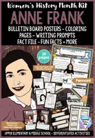 Vorschau - Unterrichtsreihen - Englisch Differenziert ab Klasse 5 – Steckbrief, Writing Prompts & Poster zu Anne Frank | Perfekt auch für Vertretungsstunden - Deckblatt