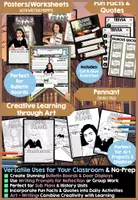 Vorschau - Unterrichtsreihen - Englisch Differenziert ab Klasse 5 – Steckbrief, Writing Prompts & Poster zu Anne Frank | Perfekt auch für Vertretungsstunden - Seite 1