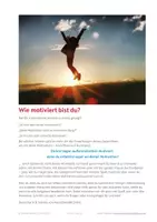Vorschau - Arbeitsblätter - Motivation für junge Menschen, Eltern und Lehrkräfte - Seite 1