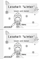 Vorschau - Arbeitsblätter - Lesen | Lesemalheft | Winter | Klasse 2-3 | Leseverstehen - Seite 2
