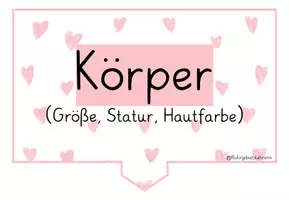 Vorschau - Poster - Personenbeschreibung Aufbau Poster Herzchendesign - Seite 2
