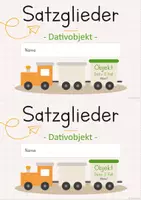 Vorschau - Arbeitsblätter - Satzglieder bestimmen: Mini-Arbeitsheft Dativobjekt (Klasse 3-4) - Seite 3
