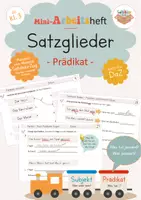 Vorschau - Arbeitsblätter - Satzglieder bestimmen: Mini-Arbeitsheft Prädikate (Klasse 3-4) - Deckblatt