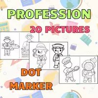 Náhled - PROFESSION - Dot Marker Activity Pages - krycí list