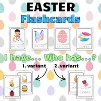 Náhled - EASTER - flashcards, I have. Who has? - 2 variant - krycí list