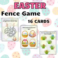 Náhled - Easter Activities – 16 Printable Cards | Montessori Learning Path | Easter Scavenger Hunt - krycí list