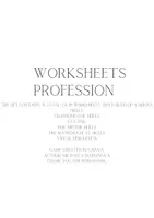 Náhled - PROFESSION - Preschool Worksheets, Preschool Activities - boční 1