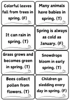 Náhled - 60 Flower True False Cards, Montessori Inspired Learning - boční 3