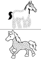 Náhled - Farm Animal Dot Art Pages for Toddlers, Fine Motor Skills - boční 3