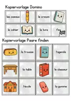 Vorschau - Spiele - Dis Donc 5! - Unité 1 - "À l'école" - vier Spiele - Seite 2