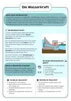 Vorschau - Arbeitsblätter - Die Wasserkraft - Erneuerbare Energien (3., 4., 5. Klasse) - Seite 1