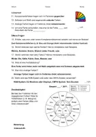 Vorschau - Arbeitsblätter - Arbeitsblatt/Test zur Farbenlehre (inkl. Lösung) - Seite 3