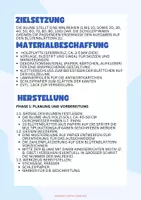 Vorschau - Mal- und Bastelvorlagen - Bauanleitung Rechenblume - Seite 1