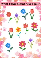 Náhled - Flower Outdoor Activity for Kids 20 Stations Preschool - boční 2