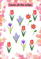Náhled - Flower Outdoor Activity for Kids 20 Stations Preschool - boční 3